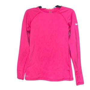 (EUC) NIKE PRO HOT PINK SWEATSHIRT SZ M